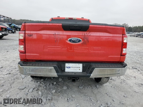 2021 Ford F-150 XL with VIN 1FTMF1EB6MKE70141, listed as a Copart auction lot 86607594 with Not Provided miles and Salvage Title. Bid and sale history available at carsss.com. Image 6.