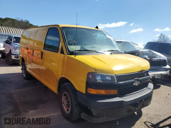 2021 Chevrolet Express Cargo with VIN 1GCWGAFP5M1167034, listed as a Copart auction lot 42161135 with 180,713 mi miles and Clean title. Bid and sale history available at DreamBid. Image 4.
