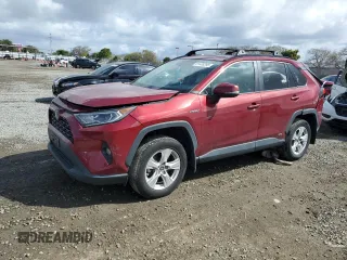 2019 Toyota RAV4 Hybrid XLE with VIN 2T3RWRFV4KW009912, listed as a Copart auction lot 51469395 with 96,489 mi miles and Salvage Title. Bid and sale history available at carsss.com. Image 1.