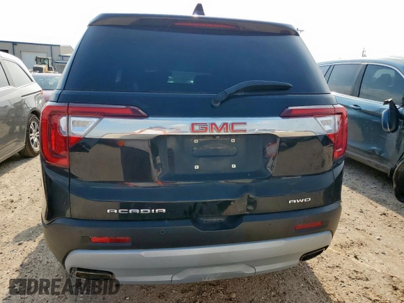 2021 GMC Acadia SLE with VIN 1GKKNRL4XMZ121878, listed as a Copart auction lot 59012705 with Not provided miles and Salvage title. Bid and sale history available at DreamBid. Image 6.
