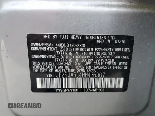 2017 Subaru Forester Limited with VIN JF2SJARC4HH436907, listed as a Copart auction lot 48598443 with 81,777 mi miles. Bid and sale history available at carsss.com. Image 12.