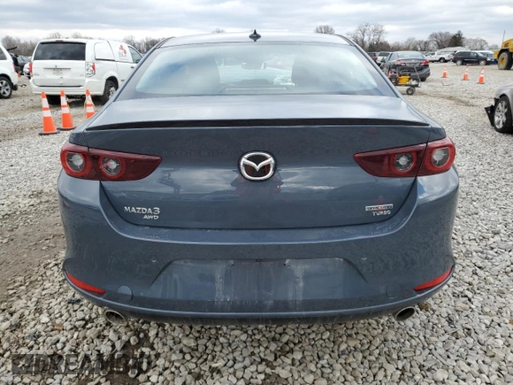 2025 Mazda 3 Premium Plus with VIN 3MZBPBEY1SM450218, listed as a Copart auction lot 47816635 with Not Provided miles and Salvage Title. Bid and sale history available at DreamBid. Image 6.