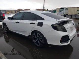 2017 Honda Civic Sedan Si with VIN 2HGFC1E53HH707694, listed as a IAAI auction lot 38919183 with 139,701 mi miles. Bid and sale history available at carsss.com. Image 3.