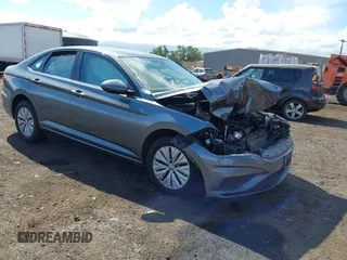 2019 Volkswagen Jetta S with VIN 3VWC57BU6KM085981, listed as a IAAI auction lot 42067823 with 65,412 mi miles and . Bid and sale history available at DreamBid. Image 1.