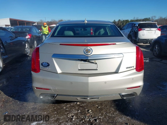 2014 Cadillac CTS Sedan RWD with VIN 1G6AP5SX8E0184038, listed as a IAAI auction lot 41235258 with 107,420 mi miles. Bid and sale history available at carsss.com. Image 16.