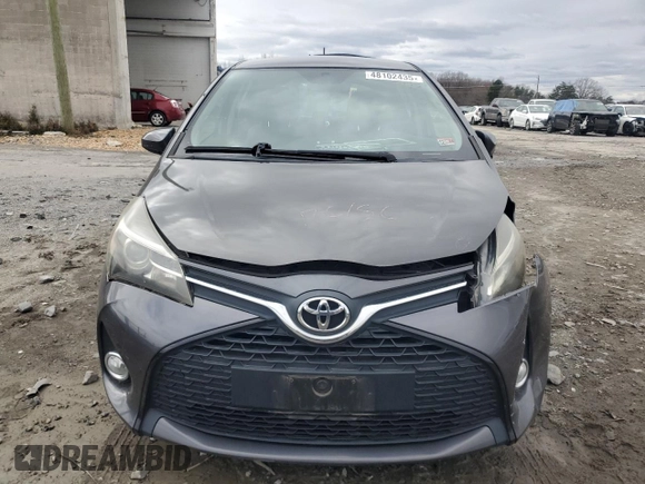2016 Toyota Yaris L with VIN VNKKTUD30GA060285, listed as a Copart auction lot 48102435 with 122,339 mi miles and Salvage Title. Bid and sale history available at DreamBid. Image 5.