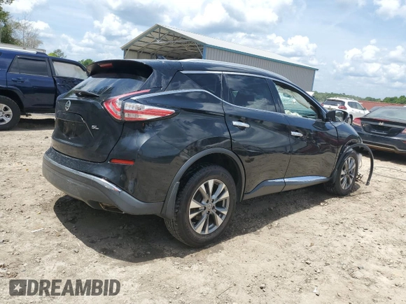 2016 Nissan Murano Platinum with VIN 5N1AZ2MG5GN159294, listed as a Copart auction lot 55422435 with Not provided miles and Non repairable. Bid and sale history available at DreamBid. Image 3.