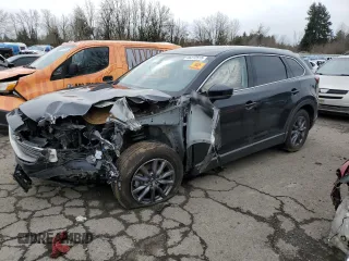 2021 Mazda CX-9 Touring with VIN JM3TCBCY2M0503463, listed as a Copart auction lot 46272515 with 0 mi miles and Salvage Title. Bid and sale history available at carsss.com. Image 1.
