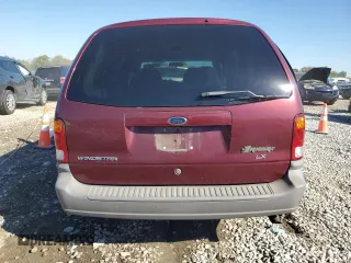 2000 Ford Windstar LX with VIN 2FMZA5142YBD01992, listed as a Copart auction lot 76601544 with 57,033 mi miles and Clean Title. Bid and sale history available at carsss.com. Image 6.