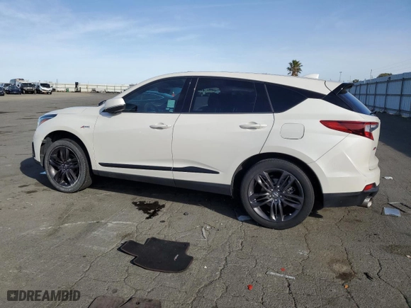 2019 Acura RDX w/A-Spec Pkg with VIN 5J8TC1H67KL023443, listed as a Copart auction lot 79330074 with 50,421 mi miles and Salvage Title. Bid and sale history available at carsss.com. Image 2.