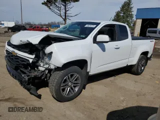 2021 Chevrolet Colorado 4WD Work Truck with VIN 1GCHTBEA3M1141314, listed as a Copart auction lot 49829225 with 130,976 mi miles and Non Repairable. Bid and sale history available at carsss.com. Image 1.