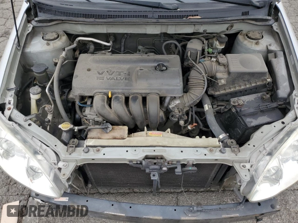2004 Toyota Corolla CE with VIN 1NXBR32E34Z297414, listed as a Copart auction lot 52541105 with 147,072 mi miles and Salvage Title. Bid and sale history available at DreamBid. Image 11.