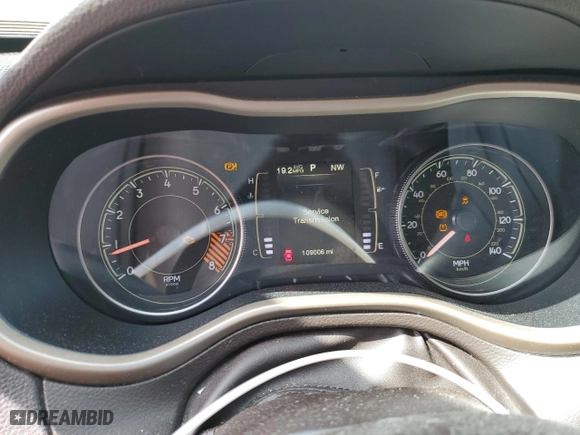 2014 Jeep Cherokee Latitude with VIN 1C4PJMCS4EW192981, listed as a Copart auction lot 53297325 with 109,006 mi miles and Salvage Title. Bid and sale history available at carsss.com. Image 9.