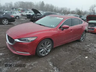 2018 Mazda 6 Grand Touring Reserve with VIN JM1GL1WY3J1300653, listed as a Copart auction lot 41383575 with 674,140 mi miles and Salvage Title. Bid and sale history available at carsss.com. Image 1.