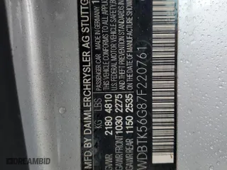 2007 Mercedes-Benz CLK-Class 3.5L with VIN WDBTK56G87F220761, listed as a Copart auction lot 74673524 with 145,402 mi miles and Salvage Title. Bid and sale history available at carsss.com. Image 13.