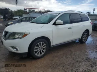 2016 Nissan Pathfinder SV with VIN 5N1AR2MN2GC641599, listed as a Copart auction lot 53649455 with 74,522 mi miles and Clean Title. Bid and sale history available at carsss.com. Image 1.