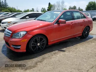 2013 Mercedes-Benz C 350 with VIN WDDGF8JBXDA812603, listed as a Copart auction lot 61213475 with 153,975 mi miles and Clean title. Bid and sale history available at DreamBid. Image 1.