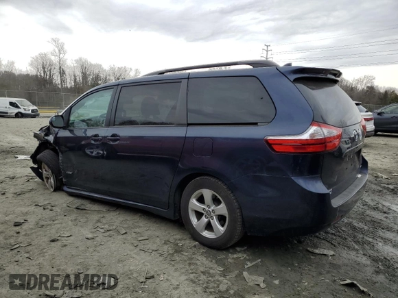 2018 Toyota Sienna LE Auto Access Seat with VIN 5TDKZ3DC8JS919442, listed as a Copart auction lot 46912425 with 0 mi miles and Salvage Title. Bid and sale history available at carsss.com. Image 2.