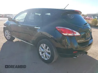 2013 Nissan Murano SL with VIN JN8AZ1MU1DW201782, listed as a IAAI auction lot 41653993 with 134,976 mi miles. Bid and sale history available at carsss.com. Image 3.