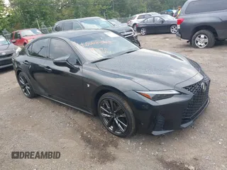 2021 Lexus IS 350 F Sport with VIN JTHGZ1E29M5022414, listed as a IAAI auction lot 40008343 with 54,701 mi miles and . Bid and sale history available at DreamBid. Image 1.