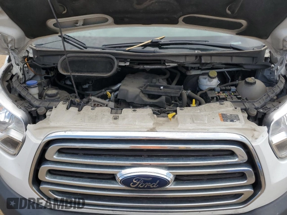 2017 Ford Transit with VIN 1FTBW2YV6HKB42517, listed as a Copart auction lot 63302944 with Not Provided miles and Salvage Title. Bid and sale history available at DreamBid. Image 12.