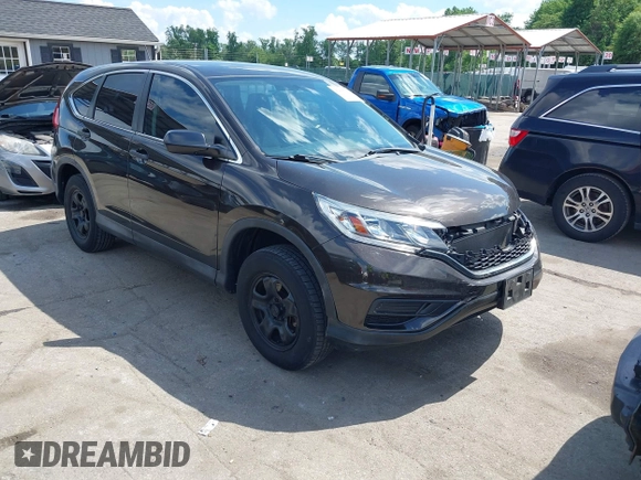 2015 Honda CR-V LX with VIN 2HKRM4H38FH601802, listed as a IAAI auction lot 42177101 with 71,775 mi miles and . Bid and sale history available at DreamBid. Image 1.