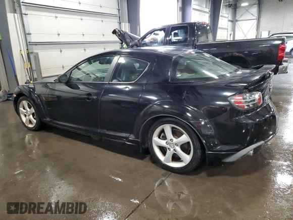 2004 Mazda RX-8 with VIN JM1FE17N240135103, listed as a Copart auction lot 77572594 with 85,089 mi miles and Salvage Title. Bid and sale history available at DreamBid. Image 2.