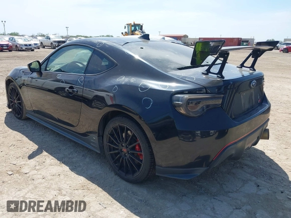2018 Subaru BRZ tS with VIN JF1ZCAD15J9600264, listed as a IAAI auction lot 42253999 with 74,444 mi miles and . Bid and sale history available at DreamBid. Image 3.