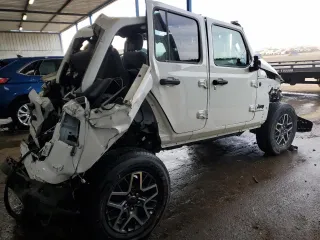 2025 Jeep Wrangler Sahara with VIN 1C4PJXEN0SW500555, listed as a Copart auction lot 83961344 with Not Provided miles and Salvage Title. Bid and sale history available at DreamBid. Image 3.