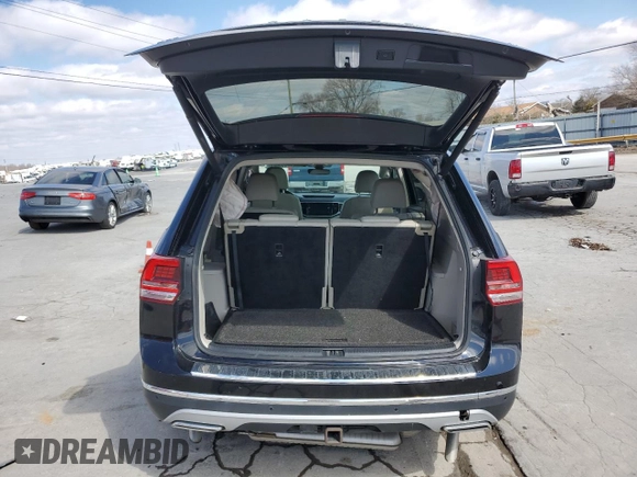 2019 Volkswagen Atlas SEL with VIN 1V2ER2CA3KC555133, listed as a Copart auction lot 47826625 with 86,182 mi miles and Salvage title. Bid and sale history available at DreamBid. Image 6.