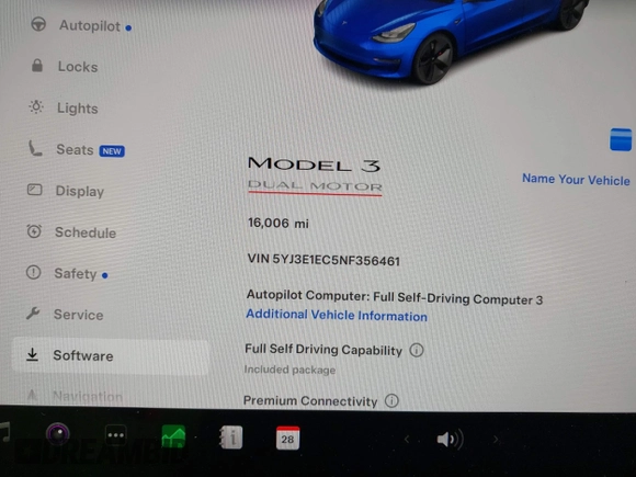 2022 Tesla Model 3 Performance with VIN 5YJ3E1EC5NF356461, listed as a IAAI auction lot 42115367 with 16,006 mi miles and . Bid and sale history available at carsss.com. Image 7.