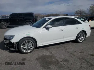 2017 Audi A4 Season of Audi Premium with VIN WAUDNAF43HN054570, listed as a Copart auction lot 47081425 with 77,524 mi miles and Salvage Title. Bid and sale history available at carsss.com. Image 1.