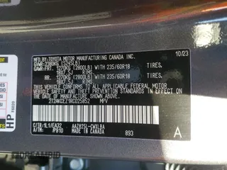 2024 Lexus NX 350h with VIN 2T2AKCEZ1RC025852, listed as a Copart auction lot 76805884 with 15,777 mi miles and Salvage title. Bid and sale history available at DreamBid. Image 14.