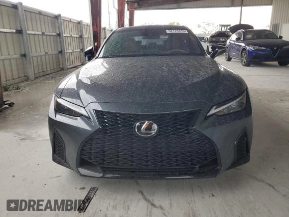 2024 Lexus IS 350 F Sport with VIN JTHBZ1B24R5076452, listed as a Copart auction lot 52170415 with 15,232 mi miles and Salvage title. Bid and sale history available at DreamBid. Image 5.