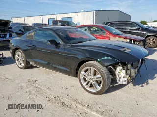 2021 Ford Mustang EcoBoost with VIN 1FA6P8TH5M5112166, listed as a Copart auction lot 57572685 with 46,611 mi miles and Salvage title. Bid and sale history available at DreamBid. Image 4.