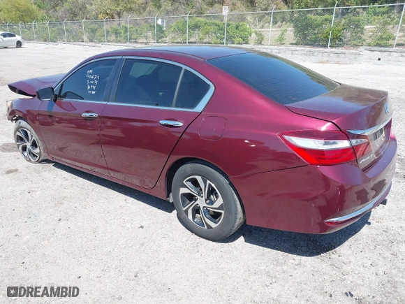 2016 Honda Accord Sedan LX with VIN 1HGCR2F34GA003215, listed as a IAAI auction lot 41849208 with 138,247 mi miles. Bid and sale history available at carsss.com. Image 3.