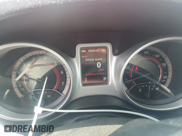2015 Dodge Journey R/T with VIN 3C4PDCEG6FT511279, listed as a Copart auction lot 63040715 with 120,359 mi miles and Clean title. Bid and sale history available at DreamBid. Image 9.
