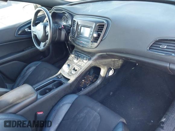2015 Chrysler 200 S with VIN 1C3CCCBB8FN696188, listed as a IAAI auction lot 41978934 with 107,512 mi miles and . Bid and sale history available at DreamBid. Image 5.