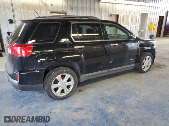2017 GMC Terrain SLT with VIN 2GKFLUE33H6198110, listed as a Copart auction lot 45576785 with Not Provided miles and Salvage Title. Bid and sale history available at DreamBid. Image 3.