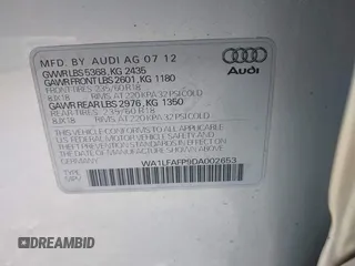 2013 Audi Q5 Premium Plus with VIN WA1LFAFP9DA002653, listed as a IAAI auction lot 41830074 with 140,033 mi miles. Bid and sale history available at carsss.com. Image 9.