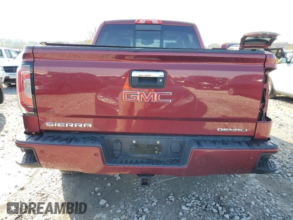 2017 GMC Sierra 1500 Denali with VIN 3GTU2PEC3HG120549, listed as a Copart auction lot 50585115 with 105,186 mi miles and Salvage Title. Bid and sale history available at DreamBid. Image 6.