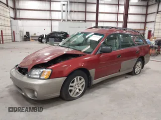 2003 Subaru Legacy Outback with VIN 4S3BH665137641063, listed as a IAAI auction lot 42343615 with 90,602 mi miles and . Bid and sale history available at DreamBid. Image 2.