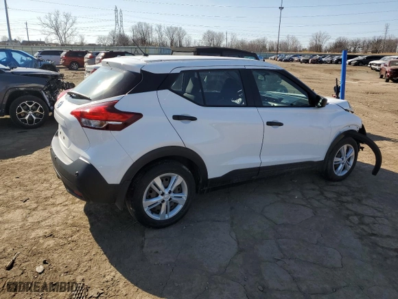 2020 Nissan Kicks S with VIN 3N1CP5BV0LL562926, listed as a Copart auction lot 48156995 with 54,913 mi miles and Salvage Title. Bid and sale history available at carsss.com. Image 3.