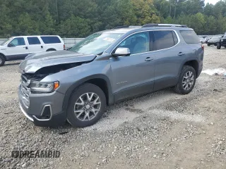 2021 GMC Acadia SLT with VIN 1GKKNML48MZ142280, listed as a Copart auction lot 72833214 with 57,237 mi miles and Salvage Title. Bid and sale history available at carsss.com. Image 1.