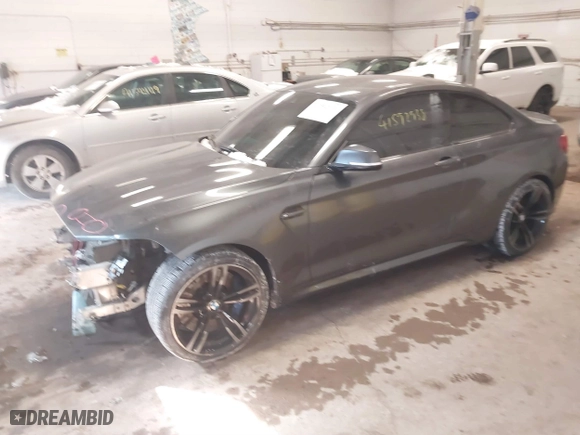 2017 BMW M2 with VIN WBS1H9C36HV888803, listed as a IAAI auction lot 41592938 with 71,762 mi miles. Bid and sale history available at carsss.com. Image 17.