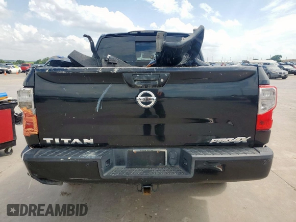 2017 Nissan Titan SV with VIN 1N6AA1E52HN575675, listed as a Copart auction lot 59639975 with 227,451 mi miles and Clean title. Bid and sale history available at DreamBid. Image 6.