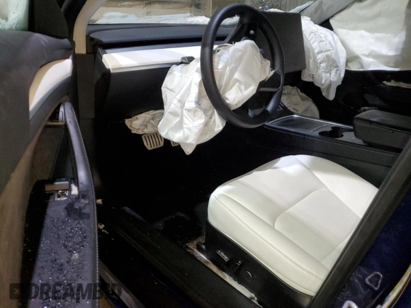 2021 Tesla Model 3 Performance with VIN 5YJ3E1EC2MF985030, listed as a Copart auction lot 44117565 with Not Provided miles and Salvage Title. Bid and sale history available at DreamBid. Image 8.