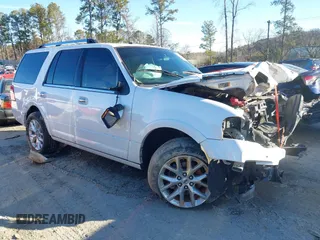 2017 Ford Expedition Limited z VIN 1FMJU1KT8HEA20383, wystawiony jako IAAI lot #41306442 z przebiegiem 165 206 mil mil oraz . Historia ofert i sprzedaży dostępna na DreamBid. Obrazek 1.