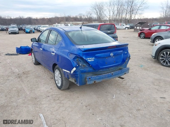 2017 Nissan Versa Sedan SV with VIN 3N1CN7AP2HL876265, listed as a IAAI auction lot 41899084 with 104,833 mi miles. Bid and sale history available at carsss.com. Image 3.