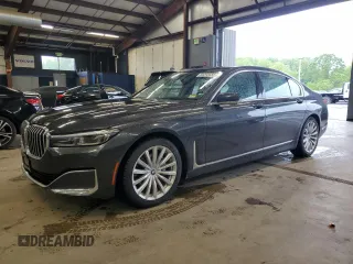 2022 BMW 7 Series 740i xDrive z VIN WBA7T4C02NCH59103, wystawiony jako Copart lot #58295555 z przebiegiem 86 540 mil mil oraz Tytuł czysty. Historia ofert i sprzedaży dostępna na DreamBid. Obrazek 1.